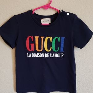 Gucci little kids t shirt